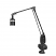 LumiRay LED Light - Clamp Base - Black