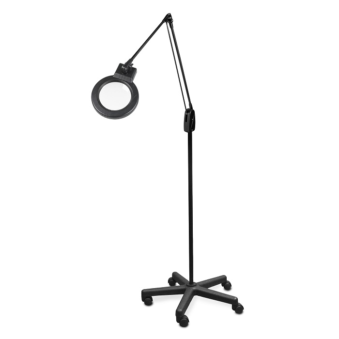 Floor standing LED Magnifying Lamp Adjustable Magnifying Lamp For