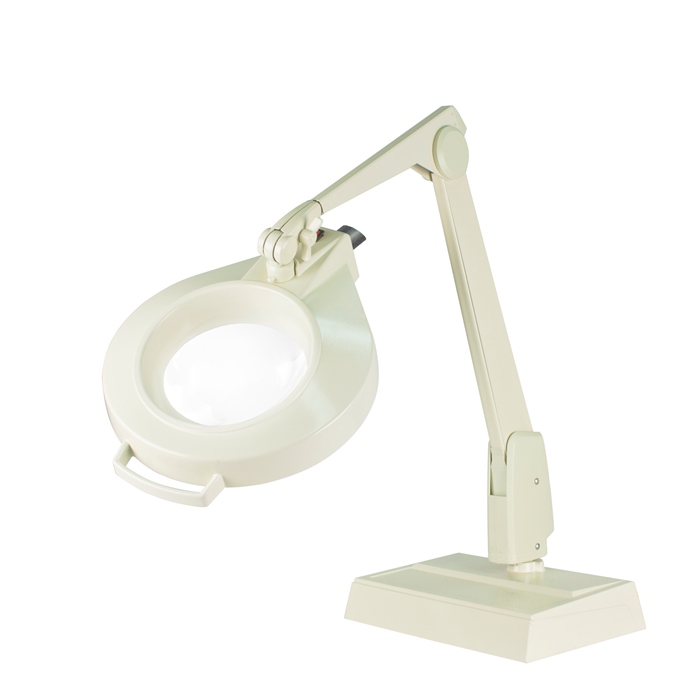 Dazor Led Circline Desk Base Magnifier Lamp 28 In