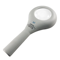 Fluorescent Hand-Held Lighted Magnifier
