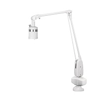 LumiRay LED Clamp Base Light (28") White