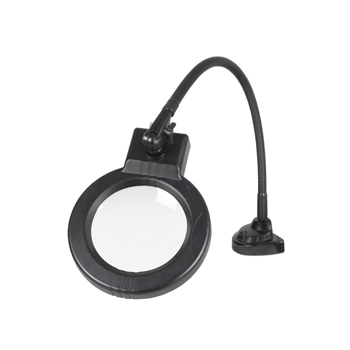 LED Circline Clamp Mount Flex Arm Magnifier  