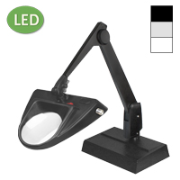 LED Hi-Lighting Desk Base Magnifier (28")