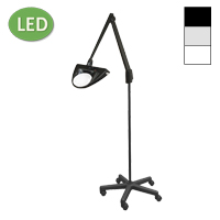LED Hi-Lighting Mobile Floor Stand Magnifier (42")