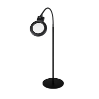 LED Circline Pedestal Floor Stand Flex Arm Magnifier 
