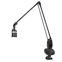 LumiRay LED Clamp Base Light (38") Black