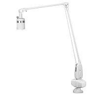 LumiRay LED Clamp Base Light (38") White